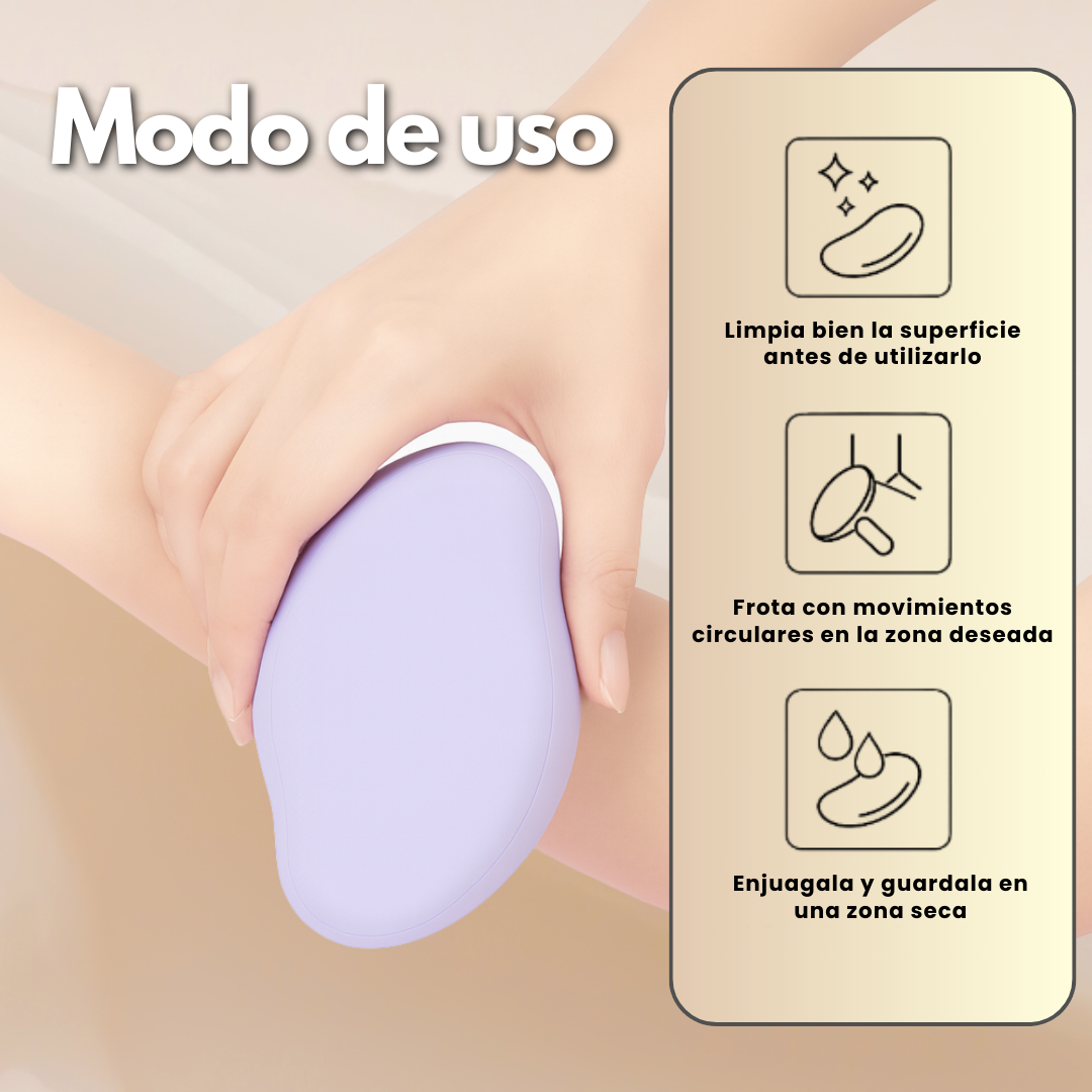Cepillo 3 en 1 + Piedra Depiladora Arunea® Pack Beauty Express